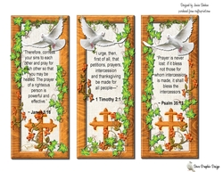 INTERCESSORY PRAYER BOOKMARK CHRISTIAN