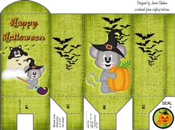 HALLOWEEN MICE - TREAT BAG AND SEAL