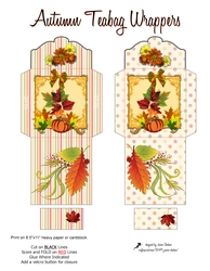 AUTUMN TEABAG WRAPPERS 
