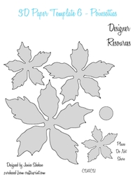 3D PAPER FLOWER TEMPLATES 6 - CU4CU