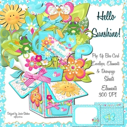 3D POP BOX CARD KIT - HELLO SUNSHINE!