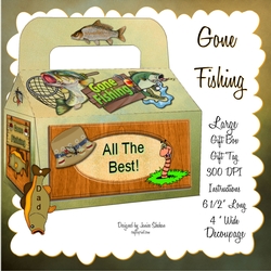 GOING FISHING - LARGE GIFT BOX