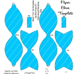 PAPER BOWS TEMPLATE