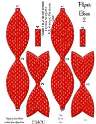 PAPER BOWS 2 CLIPART DESIGNER RESOURCES 