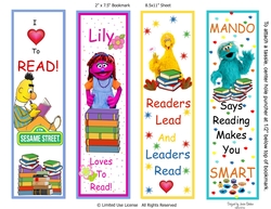 SESAME STREET BOOKMARKS