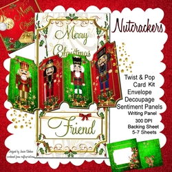NUTCRACKERS - TWIST AND POP CARD KIT