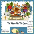 CHRISTMAS STEP UP CARD KIT - NATIVITY ENVELOPE DECOUPAGE ELEMENTS