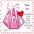 VALENTINES DAY GNOMES LOVE - HEXAGONAL GIFT BAG