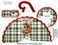 RUDOLPH CHRISTMAS - TEA CUP TEACUP FAVOR GIFT BOX BAG