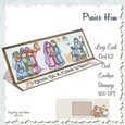 LARGE DL CARD, DECOUPAGE AND ENVELOPE KIT - PRAISE HIM