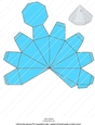 DIAMOND GEM GIFT BOX TEMPLATE - FAVOR BOX TEMPLATE