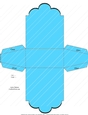 SHAPED TOP BOX TEMPLATE - FAVOR BOX TEMPLATE