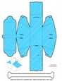 PICNIC BOX TEMPLATE - FAVOR BOX TEMPLATE