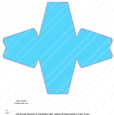 TRAPEZOID 2 BOX TEMPLATE - FAVOR BOX TEMPLATE