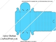 POST BOX TEMPLATE - FAVOR BOX TEMPLATE