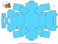 TRAIN CASE BOX TEMPLATE - FAVOR BOX TEMPLATE