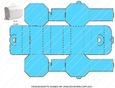 TRAIN CASE 2 GIFT BOX TEMPLATE - FAVOR BOX TEMPLATE