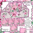 POINSETTIA FRONT POCKET GATEFOLD CARD, ENVELOPE KIT