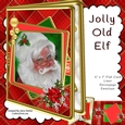 SANTA CLAUS KRIS KRINGLE 5X7 CARD, ENVELOPE, LINER & DECOUPAGE KIT