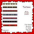 TARTAN RIBBON BORDERS PNG