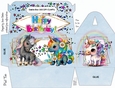 BABY UNICORNS GIFT BOX CHILDREN DECOUPAGE