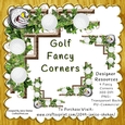 GOLF FANCY CORNER PNG CLIPART