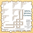 DESIGNER RESOURCES 10 PNG CLIPART DECORATE CORNERS WHITE WICKER
