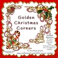 GOLDEN CHRISTMAS DESIGNER RESOURCES 10 PNG CLIPART DECORATE CORNERS
