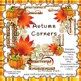 AUTUMN FALL THANKSGIVING HALLOWEEN DESIGNER RESOURCES 4 PNG CLIPART DECORATE CORNERS