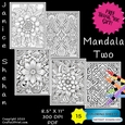 15 MANDALAS ADULT Printable Coloring Pages Sheets FREE THANK YOU GIFT!