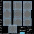 10 MESH FRAMES BEAUTIFUL FANCY EMBELLISHMENTED, CU4CU