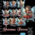 10 CHRISTMAS FARIES CLIPART PNG