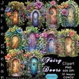 10 FAIRY DOORS CLIPART PNG