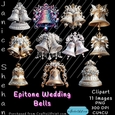 WEDDING, BRIDAL, BRIDE, GORGEOUS, BEAUTIFUL, EPOTME BELLS, BELL, PRINTABLE PNG CLIPART