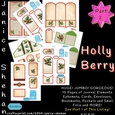 JUNK JOURNALS, SCRAPBOOKING, CHRISTMAS, HOLLY, Ephemera, PART 2