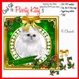 Christmas Cat Decoupage Kitten Kitty