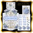 Porcelain Roses Decoupage Gate Fold Card Kit