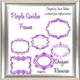 Purple Swirlies Frames