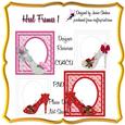 Heels & Lace Floral Frames