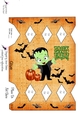 HALLOWEEN FRANKENSTEIN MONSTER GIFT FAVOR CRACKER BOX