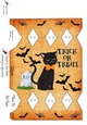 HALLOWEEN BLACK CAT GIFT FAVOR CRACKER BOX