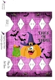 HALLOWEEN CRAZY PUMPKIN JACK-O-LANTERN GIFT FAVOR CRACKER BOX 2