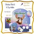 CHRISTMAS BUCK 2 KEURIG K-CUP COFFEE POD HOLDER GIFT BOX 