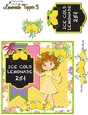LEMONADE SQUARE TOPPER AND DECOUPAGE QUICK CARD #3