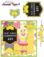 LEMONADE SQUARE TOPPER AND DECOUPAGE QUICK CARD #4
