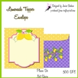 LEMONADE TOPPER ENVELOPE FOR 3, 4 & 5 TOPPERS