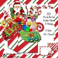 POP UP 3D BOX DECOUPAGE CARD - CHRISTMAS SANTA UNDER THE TREE