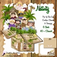 POP UP BOX CARD 3D KIT - NATIVITY CHILDREN