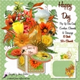 POP UP BOX CARD 3D KIT - HAPPY DAY