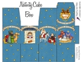 CHRISTMAS CUBE FAVOR GIFT BOX - NATIVITY CB4